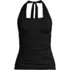 Women's Chlorine Resistant Square Neck Halter Tankini Swimsuit Top, Front