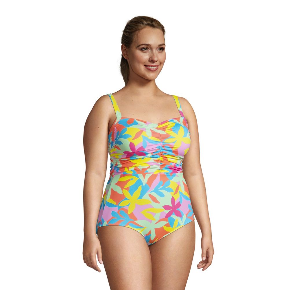 Women Plus Size One Piece Swimsuits Tummy Control,Lighten Deals of