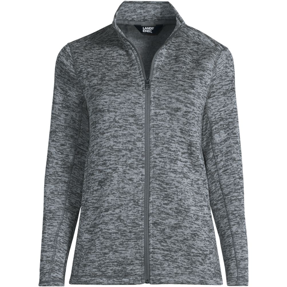 Women's sweater fleece on sale jacket