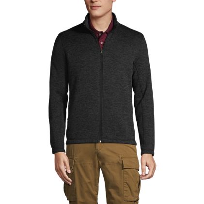 Men's Sweater Fleece Jacket - image 1