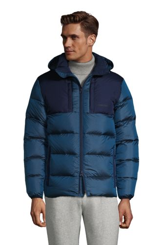 teal puffer coat