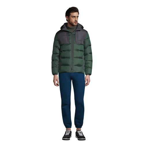 Gesteppte Daunenjacke mit Kapuze für Herren image number 3