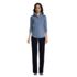 Women's Petite Sport Knit Denim High Rise Elastic Waist Pull On Pants, alternative image