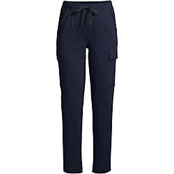 Women's Sport Knit High Rise Cargo Ankle Pants, Front