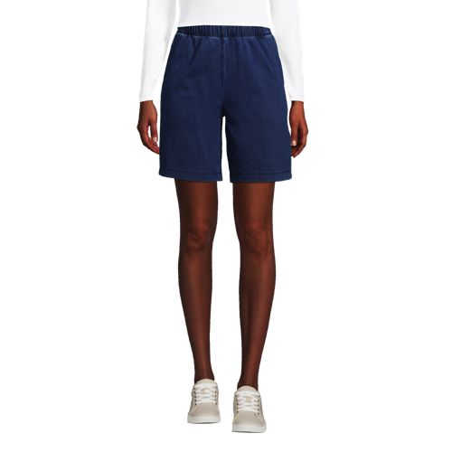 Women's Petite Lands' End Flex High Rise 10 Shorts