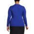 Women's Plus Size Cotton Modal Long Sleeve Textured Stitch Pullover Sweater, Back
