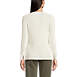 Women's Cotton Modal Long Sleeve Textured Stitch Pullover Sweater, Back