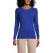 Women's Cotton Modal Long Sleeve Textured Stitch Pullover Sweater, Front