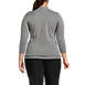 Women's Plus Size Cotton Modal 3/4 Sleeve Tie Waist Pullover Sweater, Back