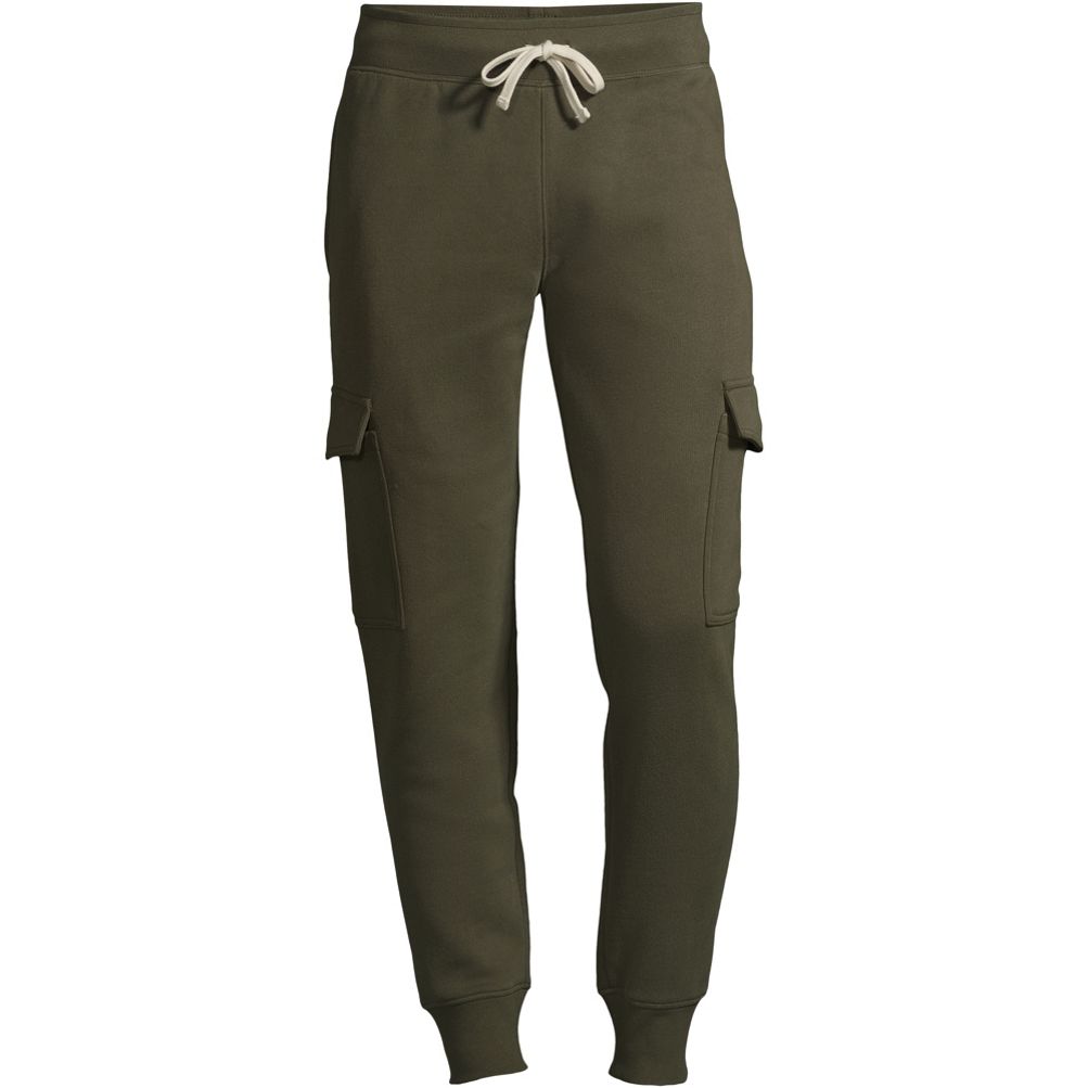 Men's Serious Sweats Cargo Pants | Lands' End