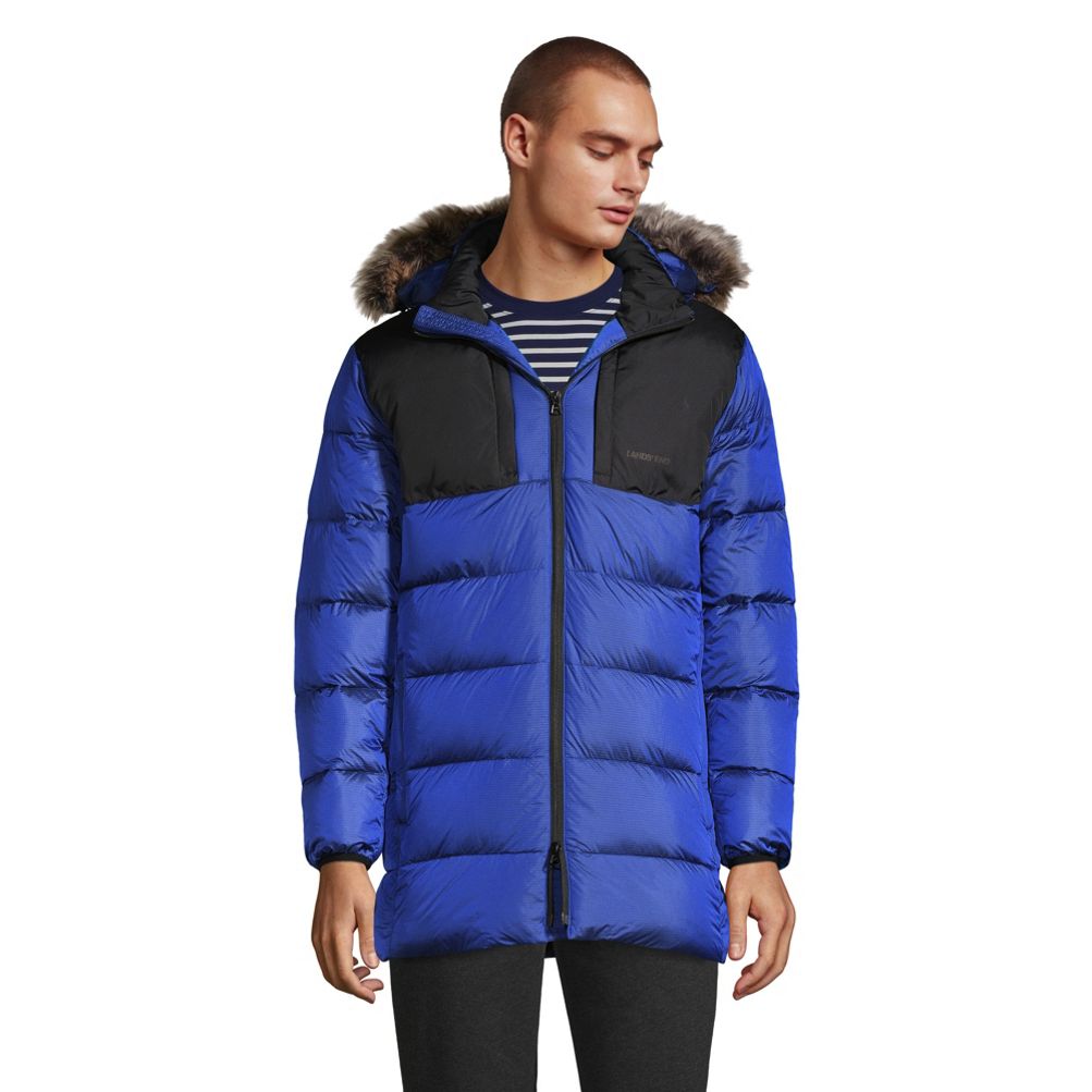 Lands end mens puffer jacket sale