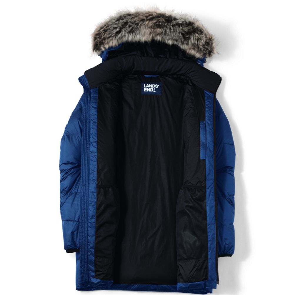 Lands end mens down parka sale