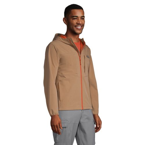 lands end men's soft shell jacket