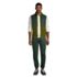 Men's Tall Grid Fleece Vest, alternative image