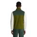 Men's Tall Grid Fleece Vest, Back