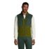 Men's Tall Grid Fleece Vest, Front