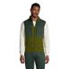 Men's Tall Grid Fleece Vest, Front