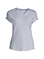 Shirt mit V-Ausschnitt aus Baumwolle/Modal für Damen in Petite-Größe image number 1
