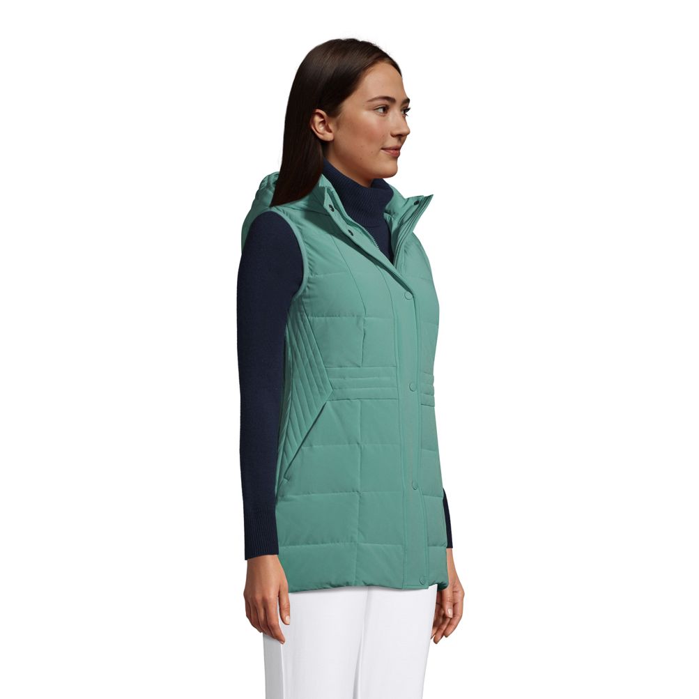 Petite quilted sales vest