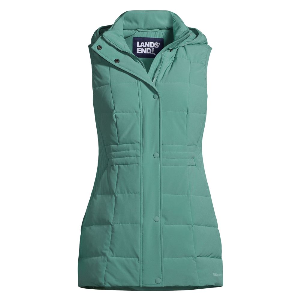 Women s Petite Quilted Stretch Down Vest