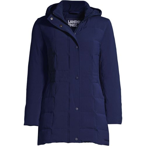 Lands end purple clearance coat