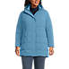 Women's Plus Size Quilted Stretch Down Coat, Front