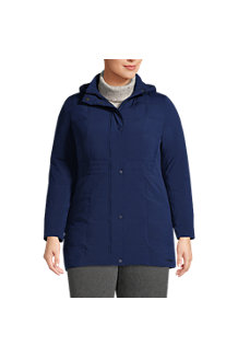 Women's Quilted Down Coat with Stretch 