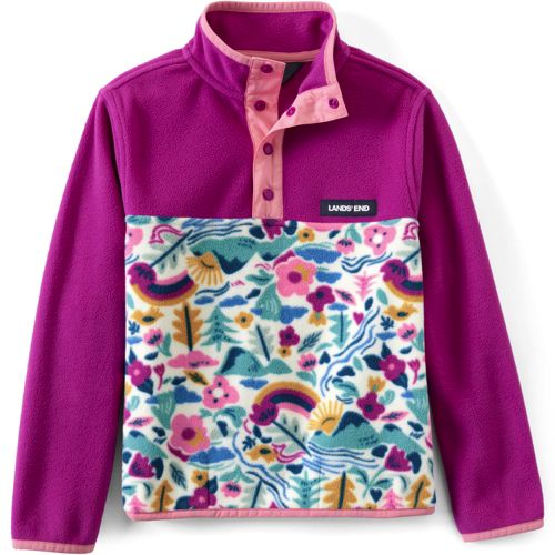 Kids Heritage Fleece Snap Neck Pullover