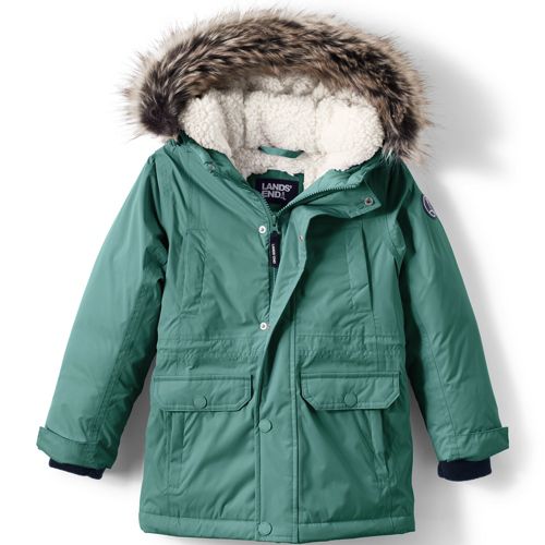 Lands end sale kids rain jacket