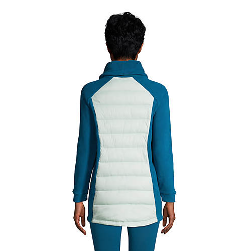 Women's Petite Insulated Hybrid Fleece Pullover - Secondary