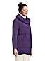 Women's Plus Quilted Down Shawl Collar Wrap Coat With Stretch
