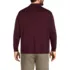 Men's Big and Tall Long Sleeve Cotton Supima Polo Shirt with Pocket, Back