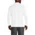 Men's Big and Tall Long Sleeve Cotton Supima Polo Shirt with Pocket, Back