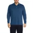 Men's Big and Tall Long Sleeve Cotton Supima Polo Shirt with Pocket, Front