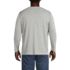 Men's Big Super-T Long Sleeve Henley Shirt, Back