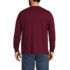 Men's Big and Tall Super-T Long Sleeve Henley Shirt, Back