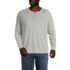 Men's Big Super-T Long Sleeve Henley Shirt, Front