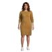 Women's Plus Size Lounge Crew Neck Dress Slounge, alternative image