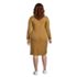 Women's Plus Size Lounge Crew Neck Dress Slounge, Back