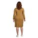 Women's Plus Size Lounge Crew Neck Dress Slounge, Back