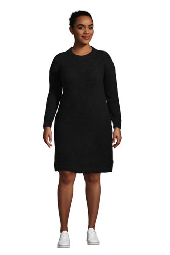 Lands end sweatshirt dress hot sale