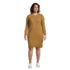 Women's Plus Size Lounge Crew Neck Dress Slounge, Front