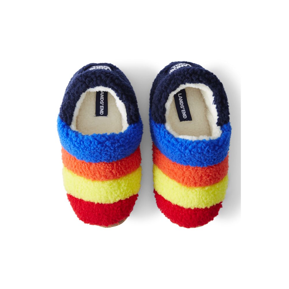 Kids Sherpa Fleece Bootie House Slippers