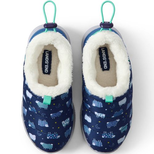 Lands End Kids Fuzzy Slippers