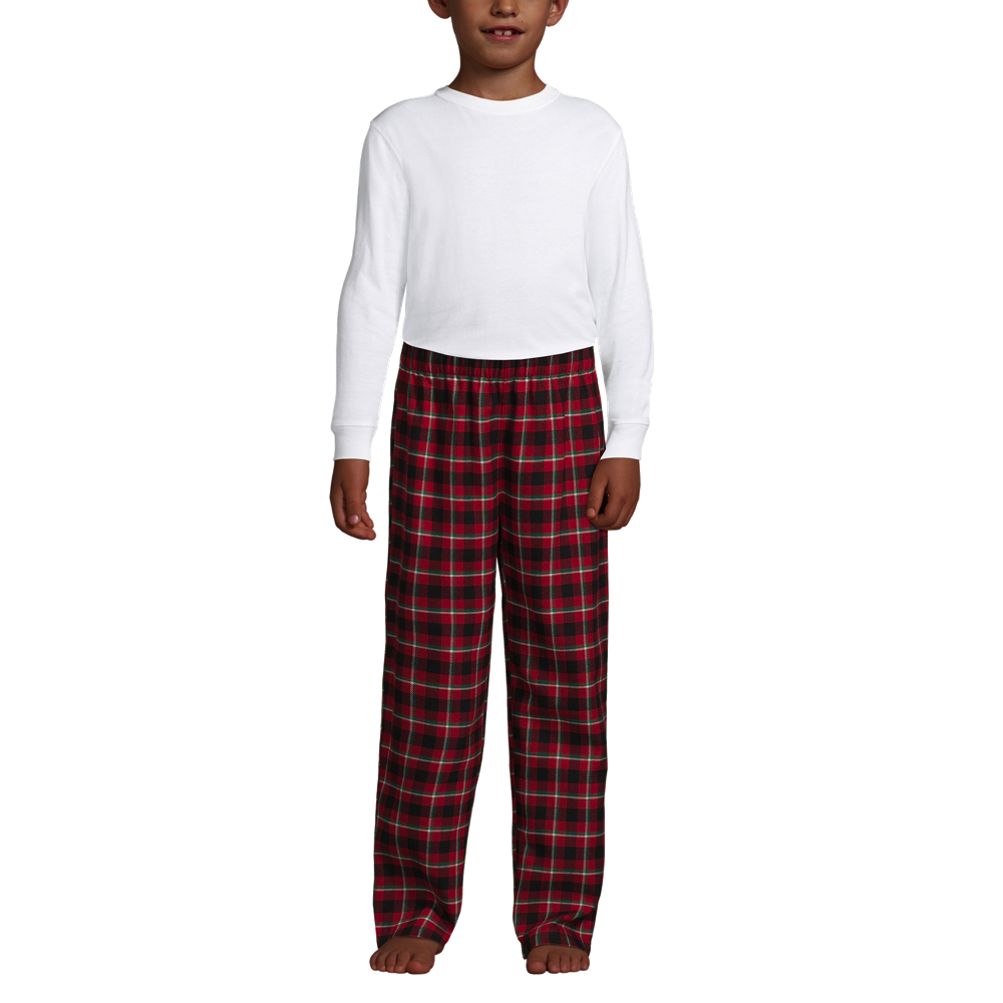 Girls Plaid Flannel Pajama Bottoms (Kids)