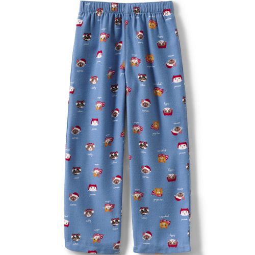 Gemusterte Flanell-Pyjamahose für Kinder