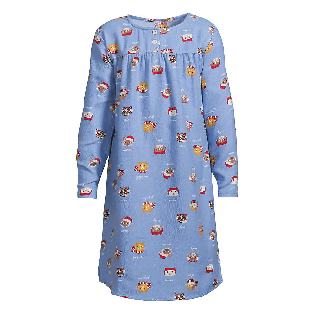 Girls Flannel Nightgown | Lands' End