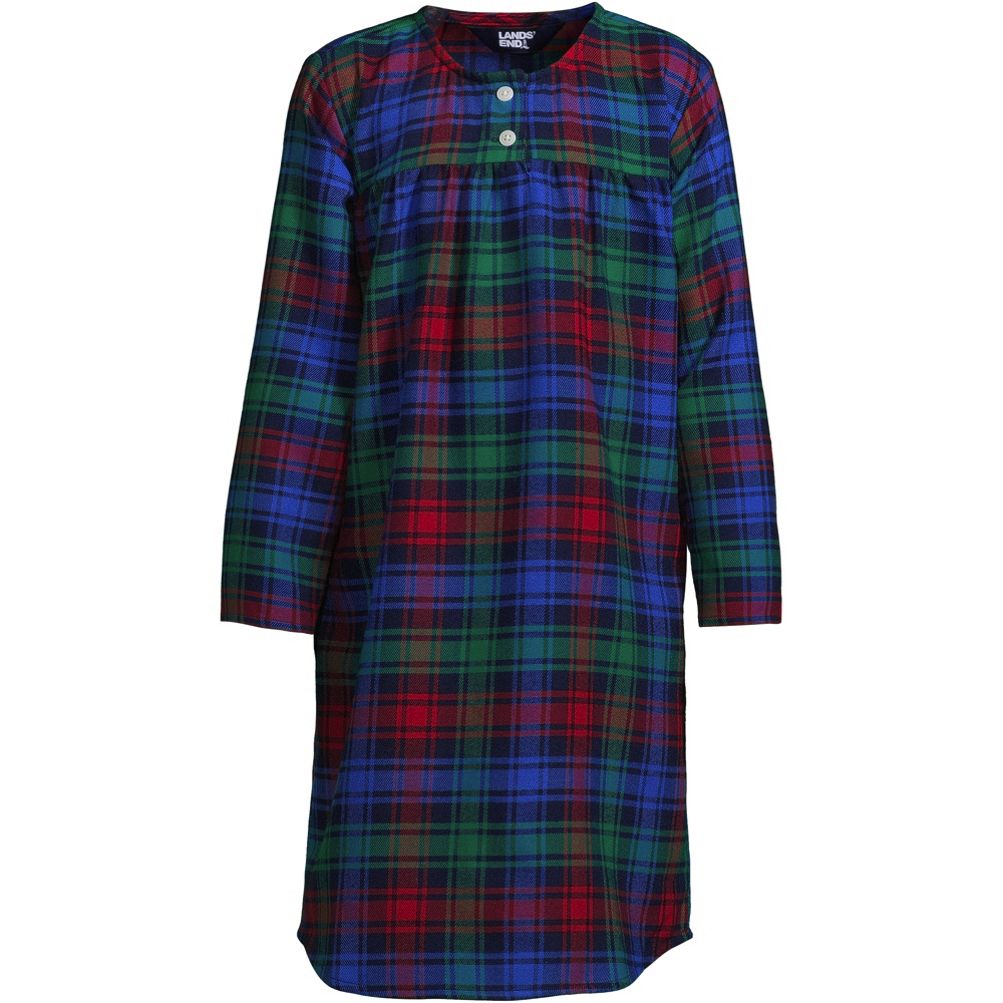 Flannel Nightshirt Nightgown Nightdress