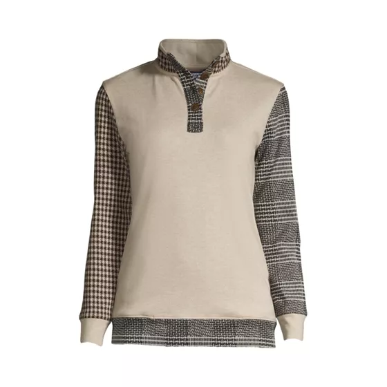 Women's Long Sleeve Sport Knit Pullover - primary