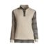 Women's Plus Size Long Sleeve Sport Knit Pullover, Front